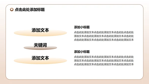 浅棕色简约风文献汇报毕业答辩PPT模板