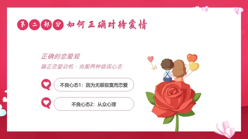 大学生恋爱课爱情课恋爱观认识爱学会爱主题班会PPT