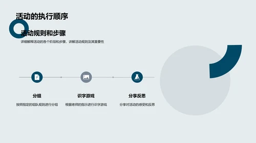 二年级识字活动教学PPT模板