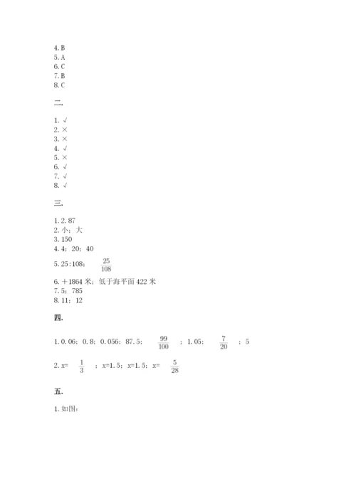 浙江省【小升初】2023年小升初数学试卷及参考答案（新）.docx