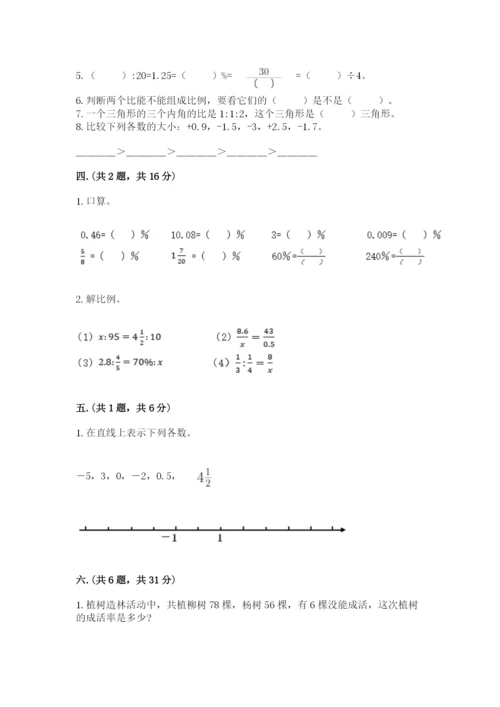冀教版小升初数学模拟试题带答案（实用）.docx