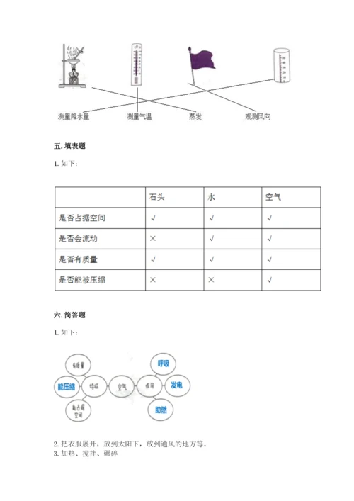 教科版三年级上册科学期末测试卷精品【网校专用】.docx