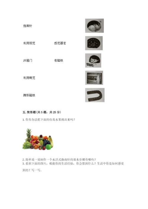 教科版二年级下册科学期末测试卷及参考答案.docx