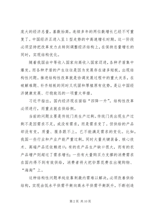 供给侧改革三个得分要点 (4).docx