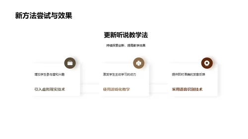 创新英语听说教学