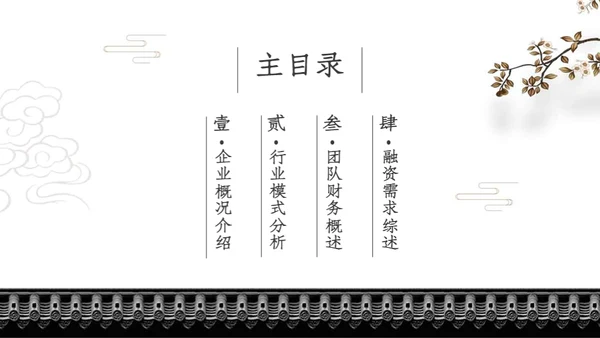 中国风商业项目计划书通用PPT模版