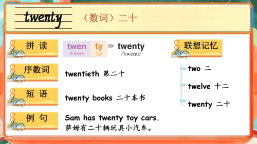 Unit 6 Numbers in life 单词导学课件(共15张PPT)