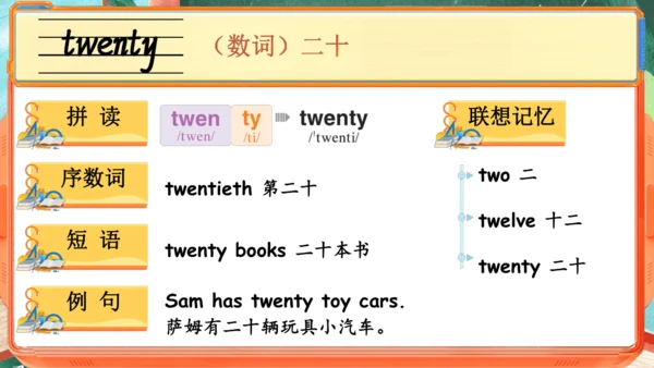Unit 6 Numbers in life 单词导学课件(共15张PPT)