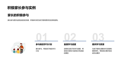 学业规划与家长会PPT模板