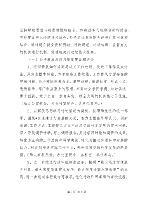 交通行政效能问责工作方案.docx