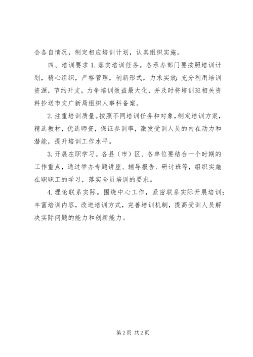 文体系统年度人才培训计划.docx