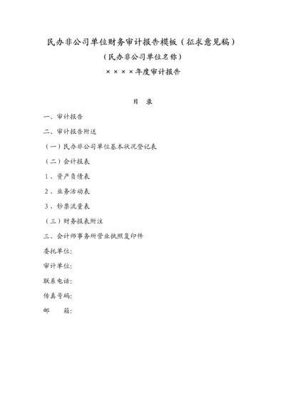 民办非企业单位财务设计标准报告.docx