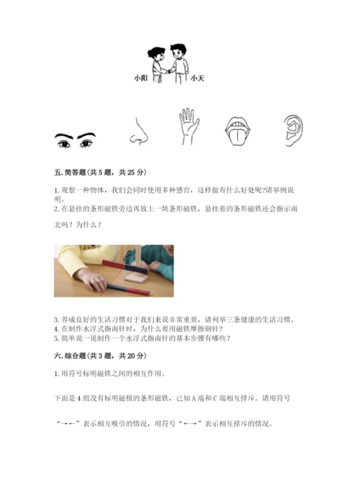 教科版小学科学二年级下册 期末测试卷【典优】.docx