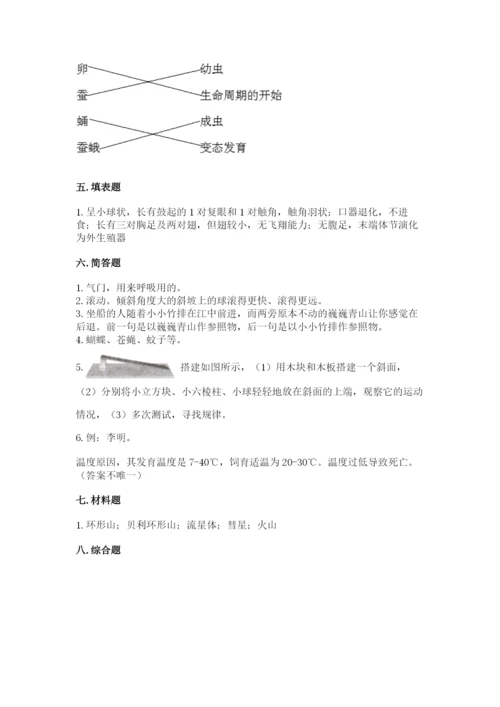 教科版小学科学三年级下册期末测试卷完整版.docx