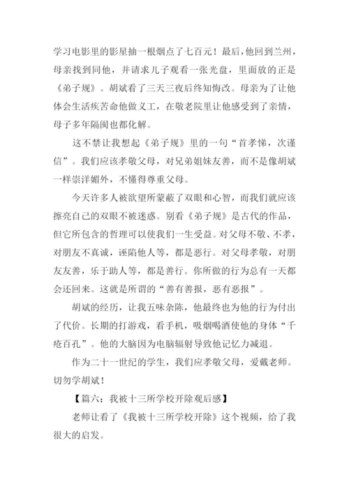 我被十三所学校开除观后感500字.docx