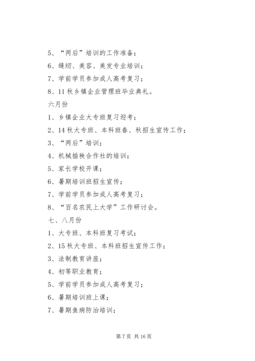 社区教育中心工作计划范文.docx