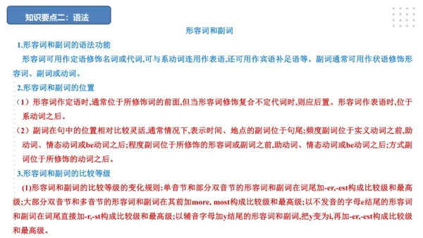 Module 3 Life now and then 模块小结课件45张PPT