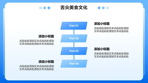 蓝色渐变3D风冰城哈尔滨家乡介绍作业汇报PPT模板