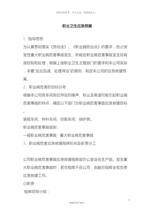 职业卫生应急预案.docx