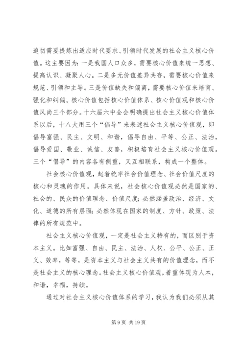 学习社会主义核心价值观有感 (6).docx