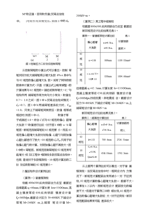 混凝土构件极限状态设计新旧规范对比