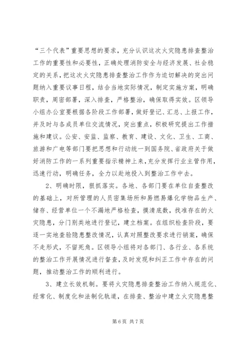 集中开展火灾隐患排查整治工作实施方案 (7).docx