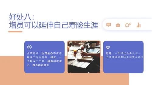 商务风高效增员专题PPT模板