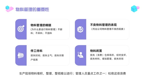 紫色简约物料管理PPT模板宣传PPT动态PPT