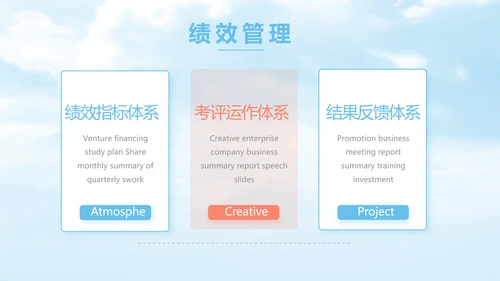 蓝色唯美天空毕业典礼通用动态PPT
