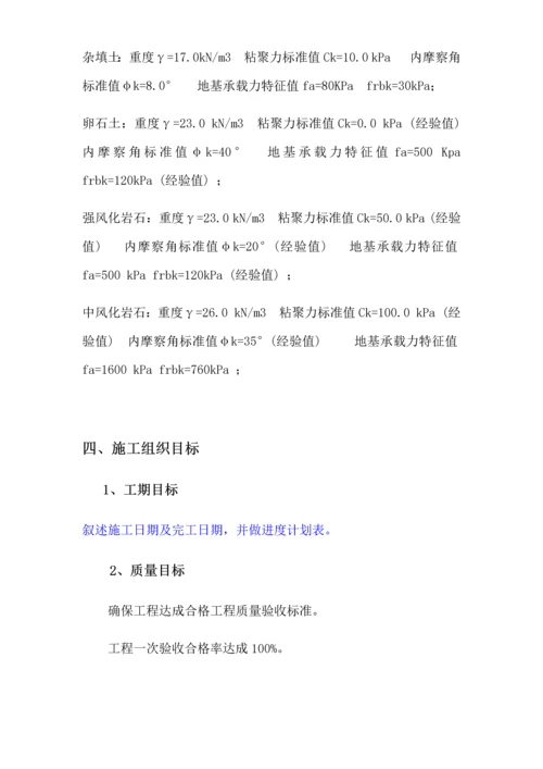 抗滑桩综合项目施工组织设计改后.docx