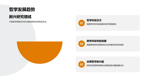 哲学历程及新领域