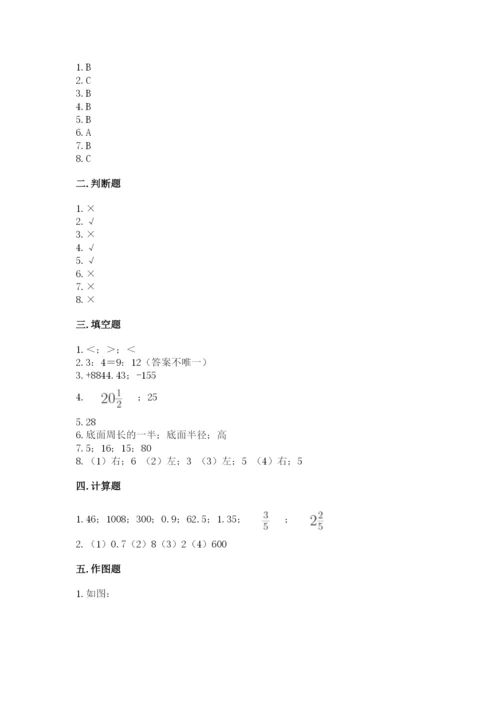 六年级下册数学期末测试卷（夺冠系列）.docx