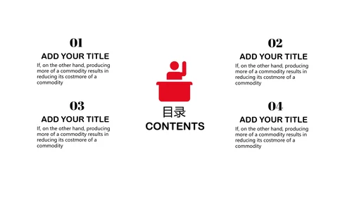 红色大学生职业规划PPT