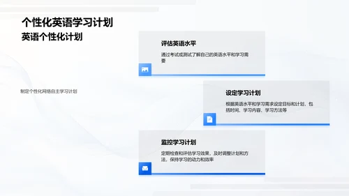 网络英语学习策略PPT模板