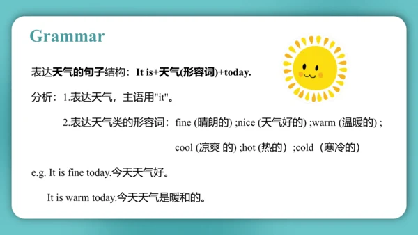Unit 4  How's the weather today Lesson 19 - Lesson