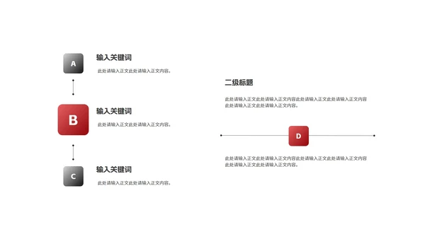 红色商务风工作述职汇总报告PPT模板
