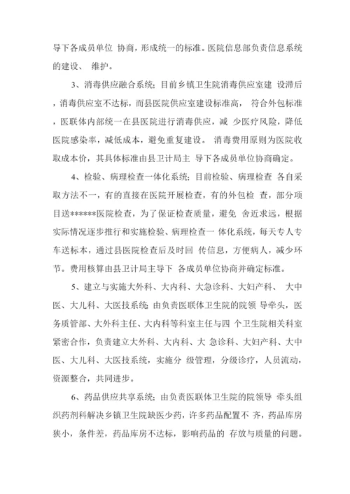 医联体实施方案.docx