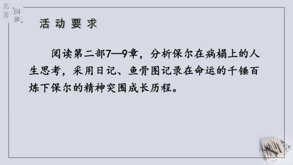 八年级下册 第六单元 名著导读 《钢铁是怎样炼成的》课件(共57张PPT)