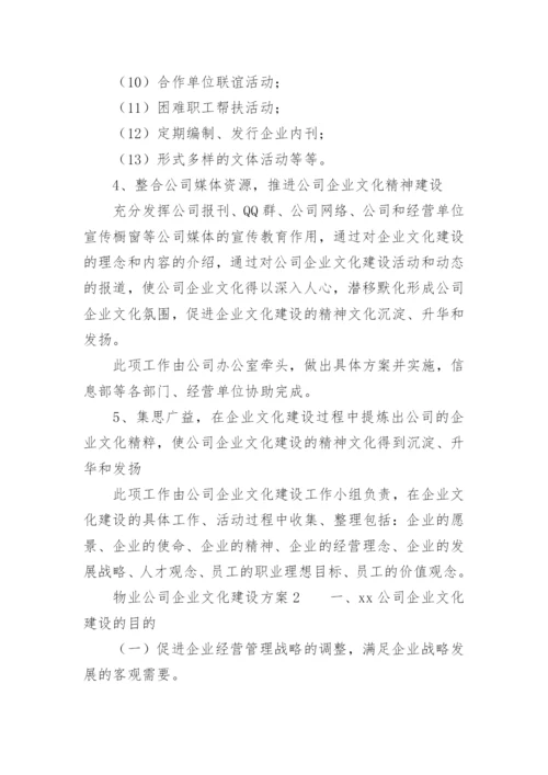 物业公司企业文化建设方案.docx