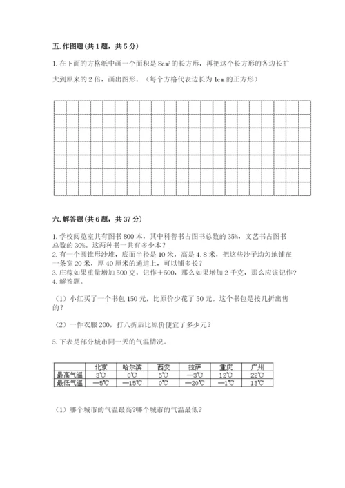 小升初数学期末测试卷附答案.docx