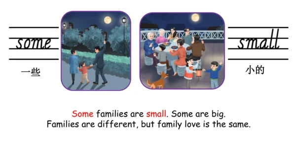 Unit 2   Different families课件（91张PPT)