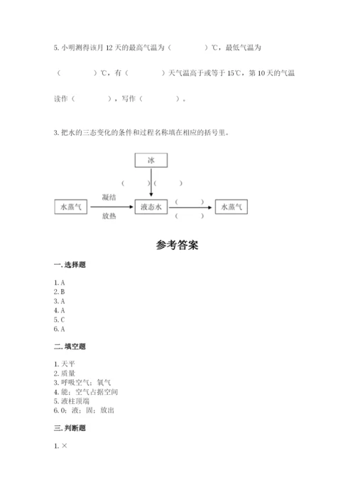 教科版三年级上册科学期末测试卷精品（必刷）.docx
