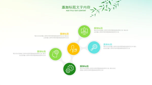 绿色小清新植树节植树造林环保PPT模板