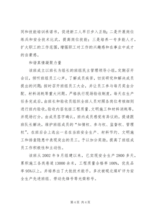 公司青年安全生产示范岗申报材料.docx
