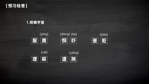 简约黑板风高中课件人应当坚持正义课件