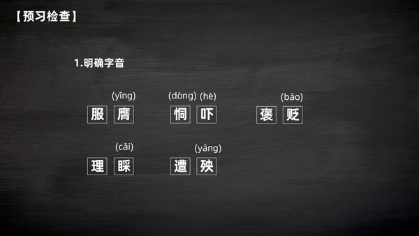 简约黑板风高中课件人应当坚持正义课件