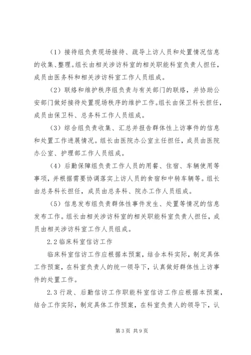群体性上访事件应急预案.docx