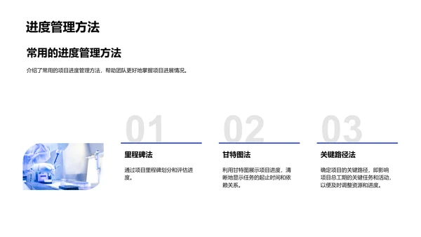 生物项目季报总结PPT模板