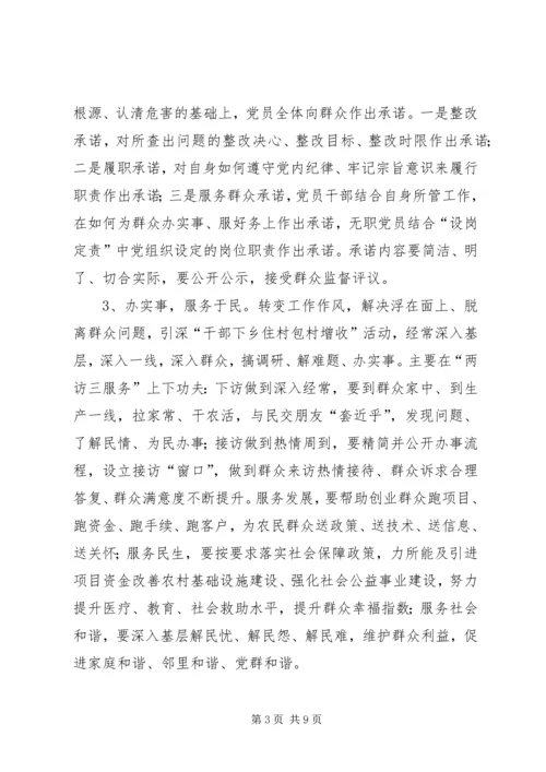 群众路线整顿四风活动实施方案 (3).docx