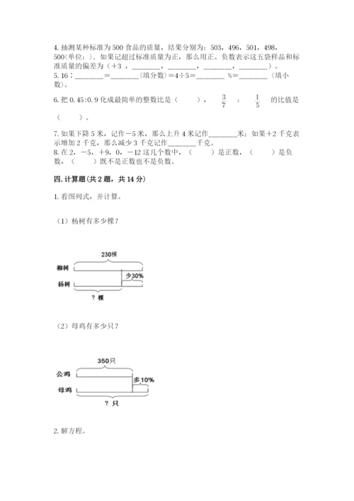 北京版六年级下册数学期末测试卷（全国通用）.docx